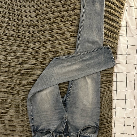 Men’s PACSUN 32w x 32l Skinny/Stacked Jeans in blue/indigo - Picture 6 of 8